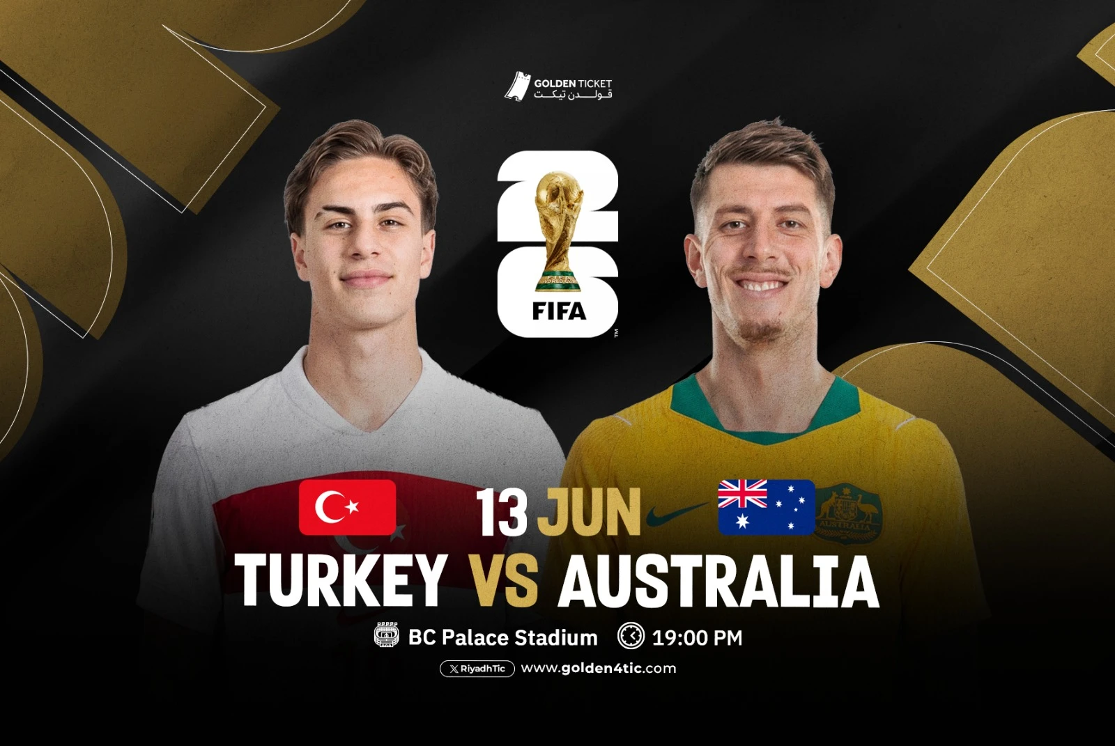 مباراة أستراليا ضد تركيا - كاس العالم 2026