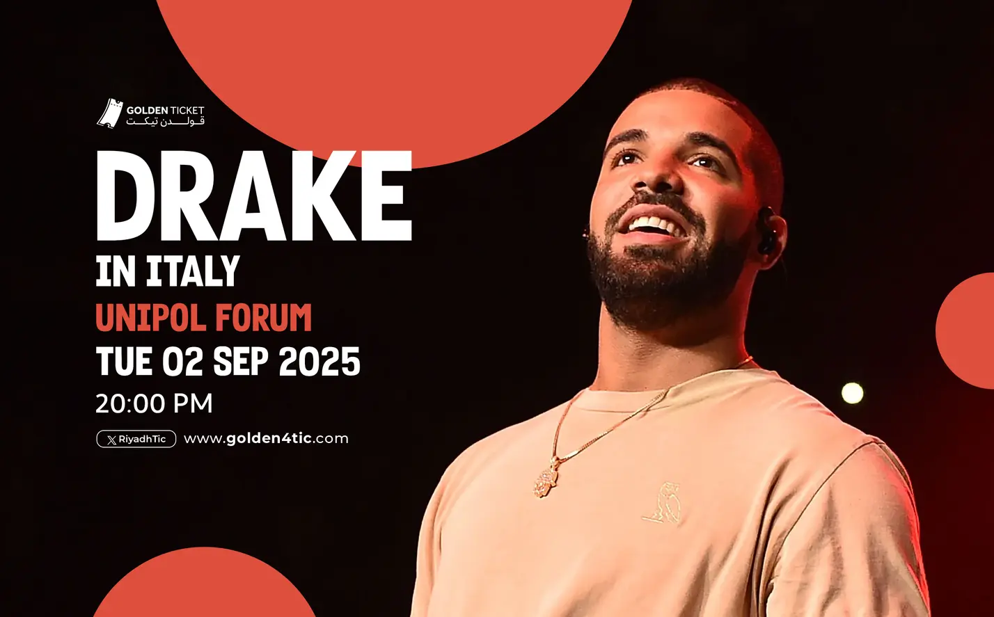 دريك في ايطاليا - 2 سبتمبر